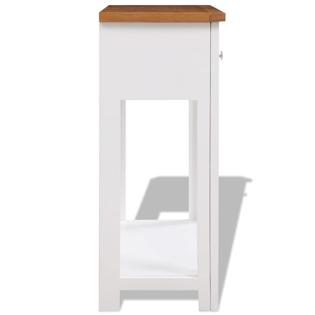 Solid Oak Wood Console Table Z110