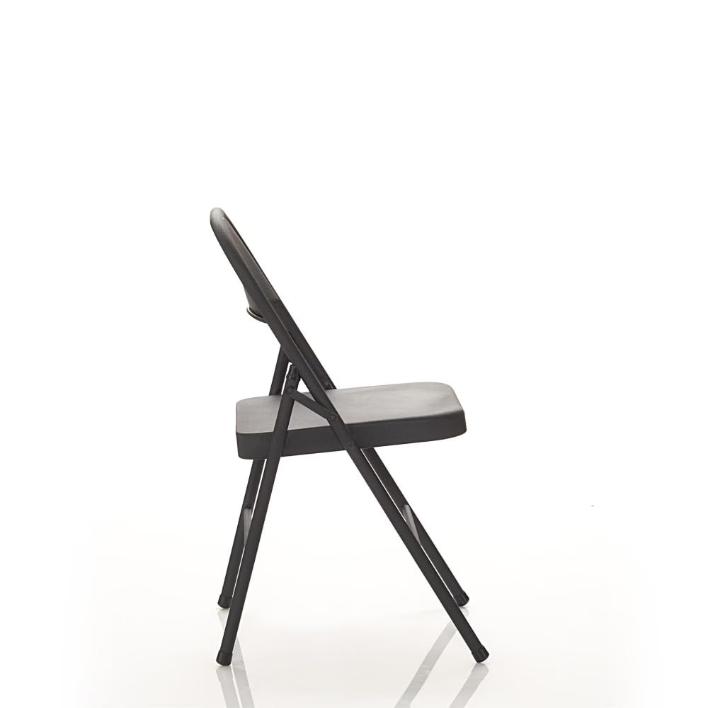 Steel Folding Chair 4 Pack Black I875