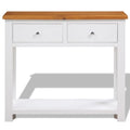 Solid Oak Wood Console Table Z110