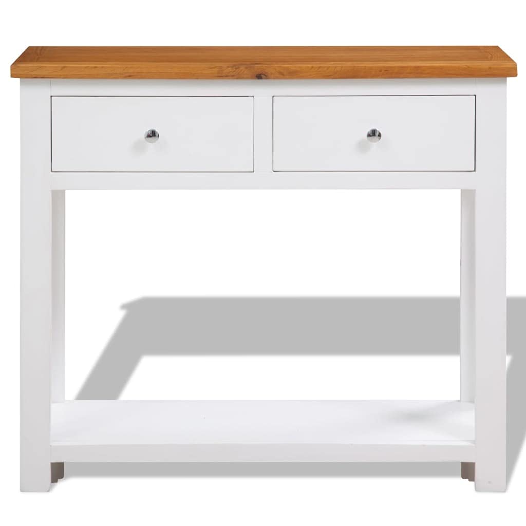 Solid Oak Wood Console Table Z110