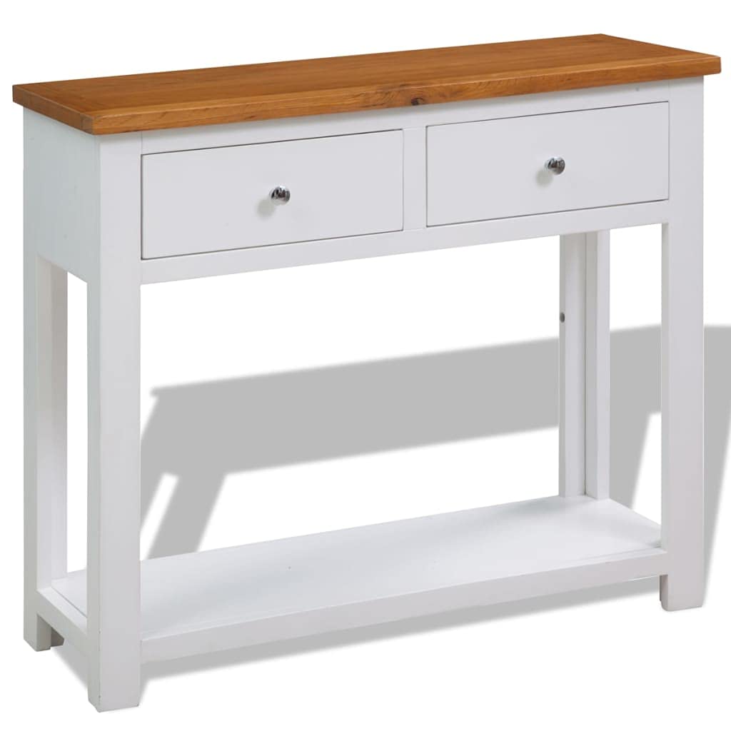 Solid Oak Wood Console Table Z110