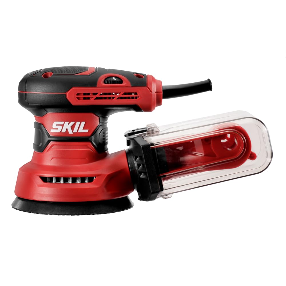 5” Random Orbital Sander with Cyclonic Dust Box & 3pc Sanding Sheet S560386