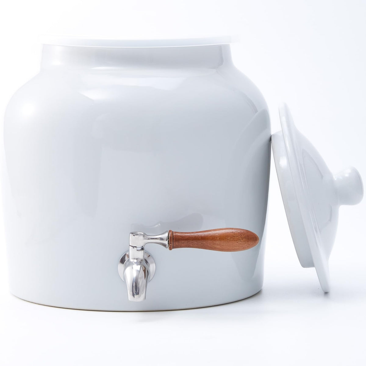 Ceramic Water Dispenser with Stainless Steel Faucet J85825