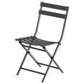 18 Inch Folding Bar Stool with Backrest Black V126