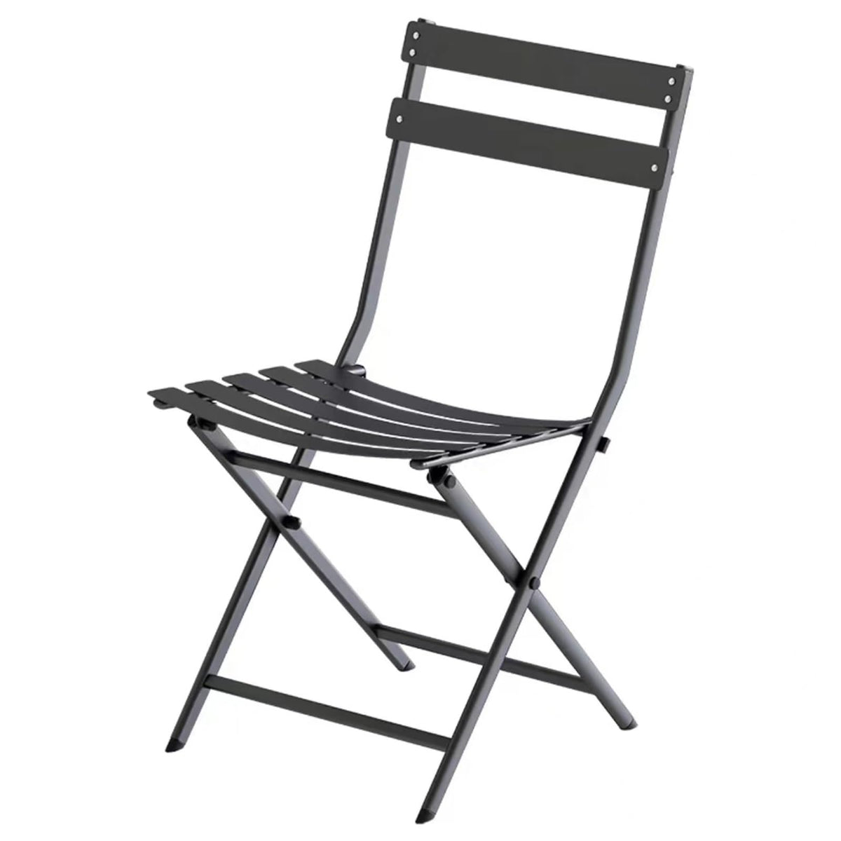18 Inch Folding Bar Stool with Backrest Black V126