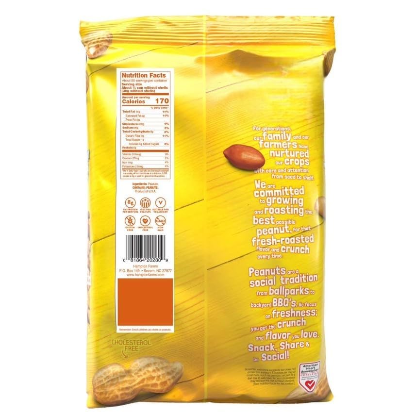 Unsalted In-Shell Peanuts 5 lb Bag U704052