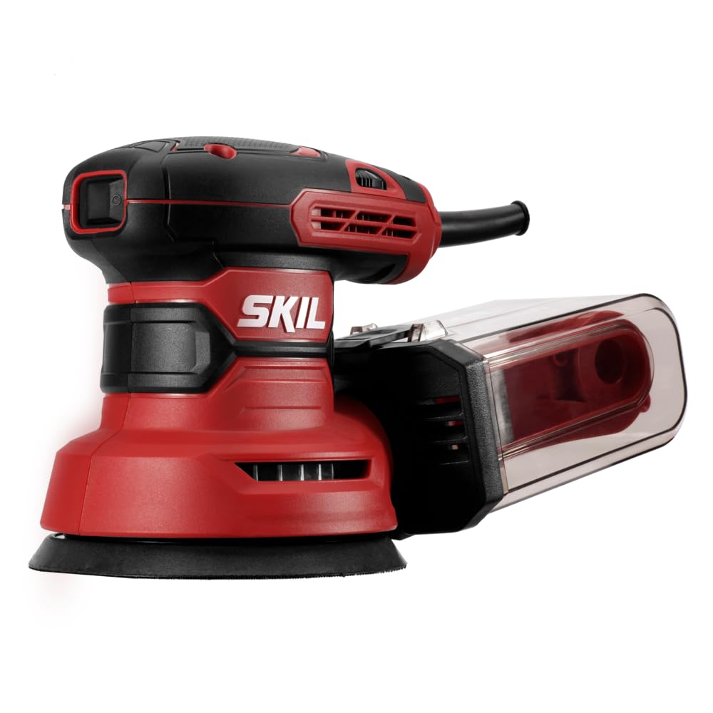 5” Random Orbital Sander with Cyclonic Dust Box & 3pc Sanding Sheet S560386