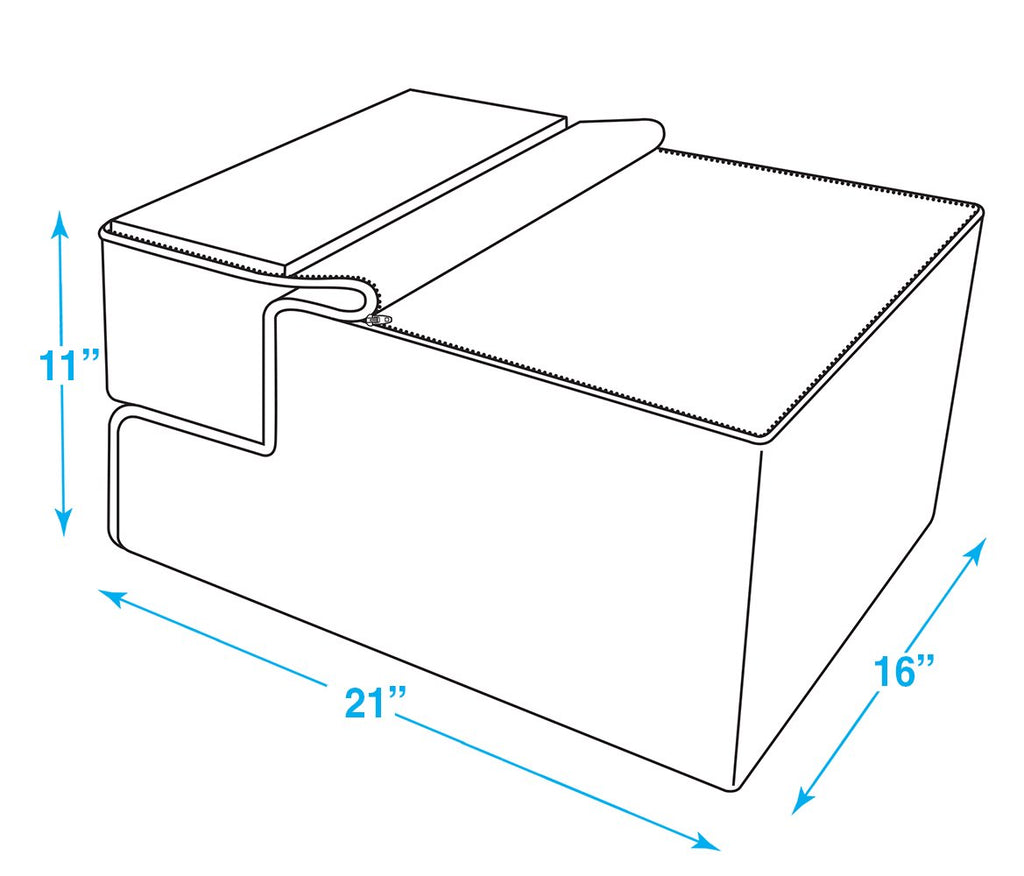 Foldable 3-Step Dog Stair and Pet Ramp Q36525