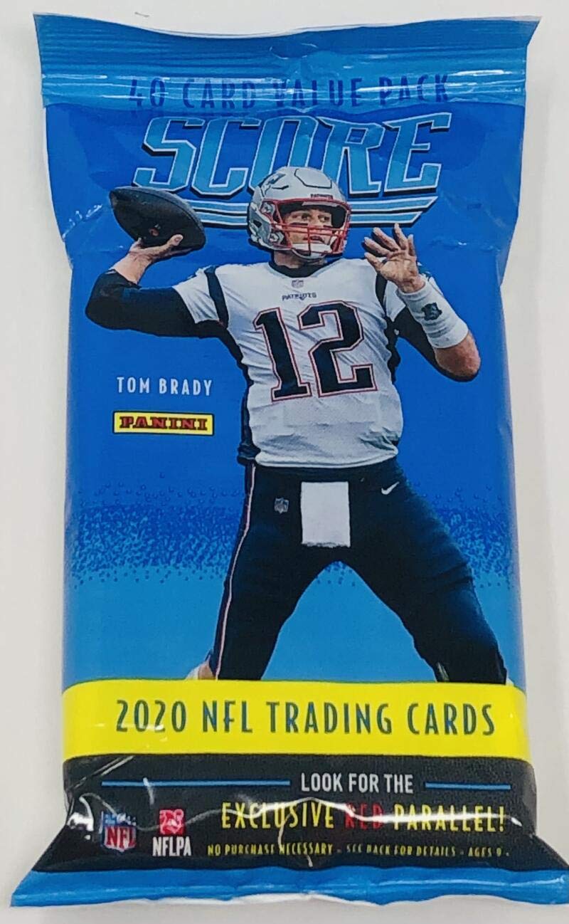 2020 Score NFL Football Factory Sealed Jumbo Fat Pack 40 Cards L292