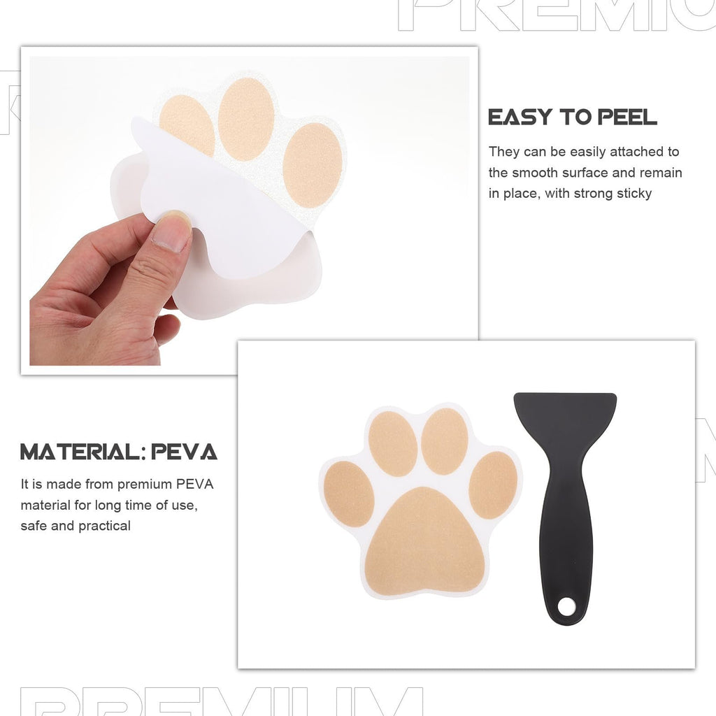 Gold Dog Paw Bathtub Sticker 20 Pack G2976