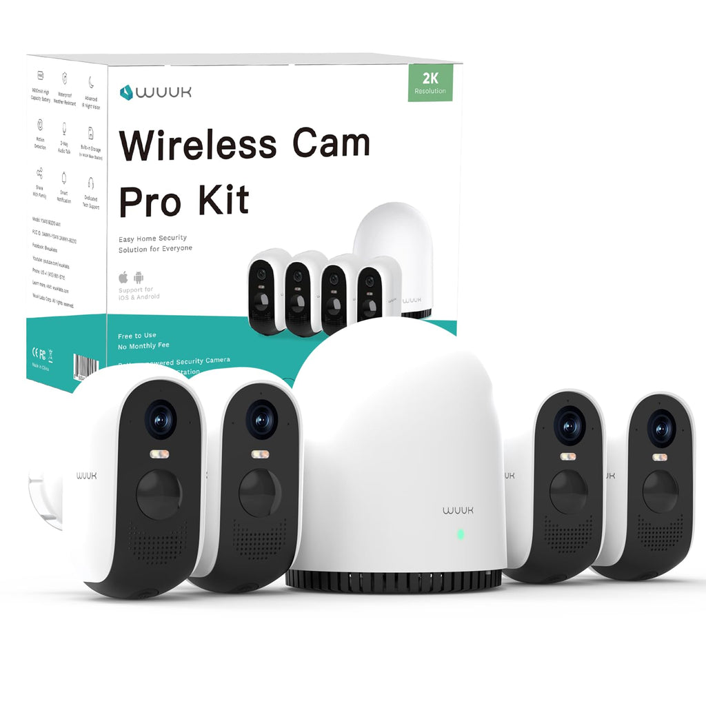 Wireless Outdoor 2K Security Cameras I74321