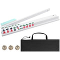 Pine Wood Mahjong Racks with Pushers Set of 4 I513473