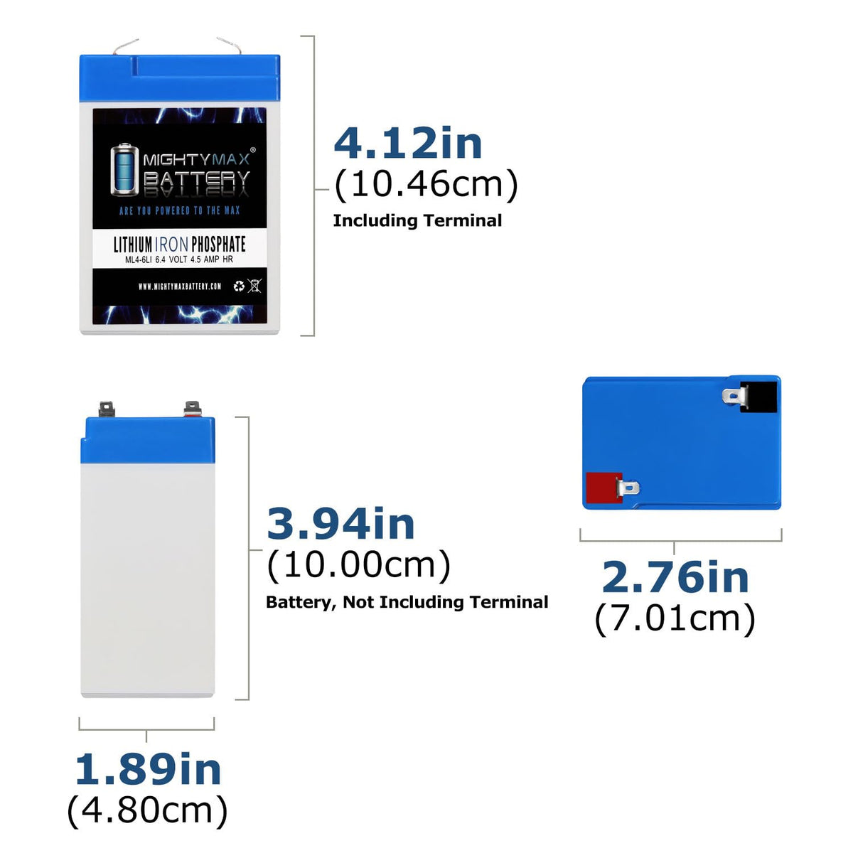 6V 4.5AH Lithium Replacement Battery D8468