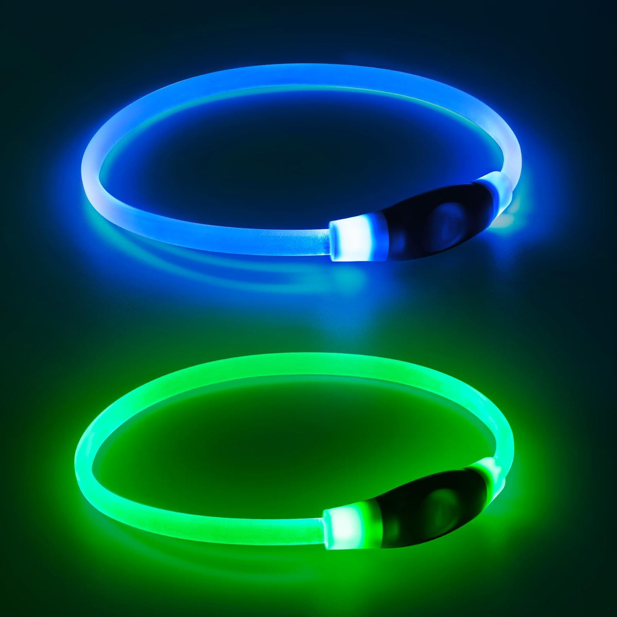 2 Packs Light Up Dog Collar V12626