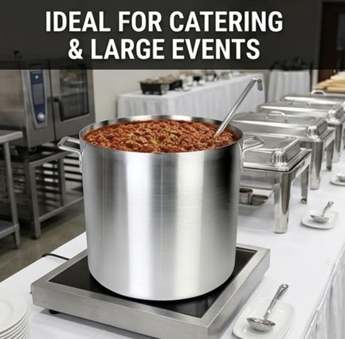 60 Quart Aluminum Stock Pot H413