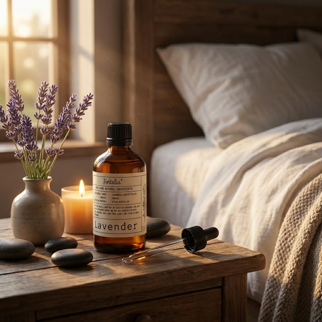 Lavender Essential Oil 4 Fl Oz with Glass Dropper H412826