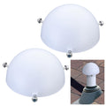 2 Pcs White Mushroom Vent Cap N131