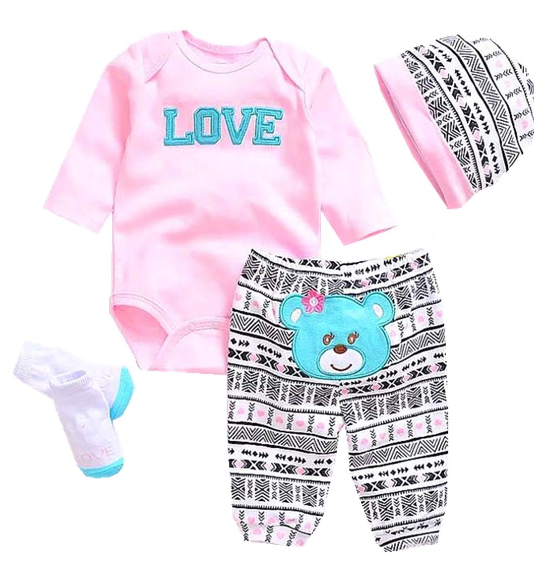 Pink Baby Clothes Set J594034