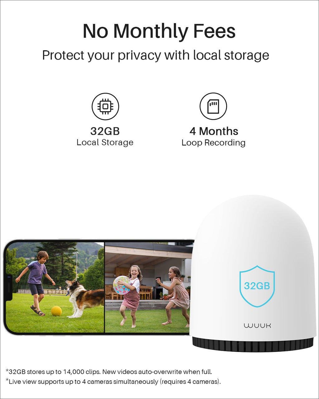 Wireless Outdoor 2K Security Cameras I74321