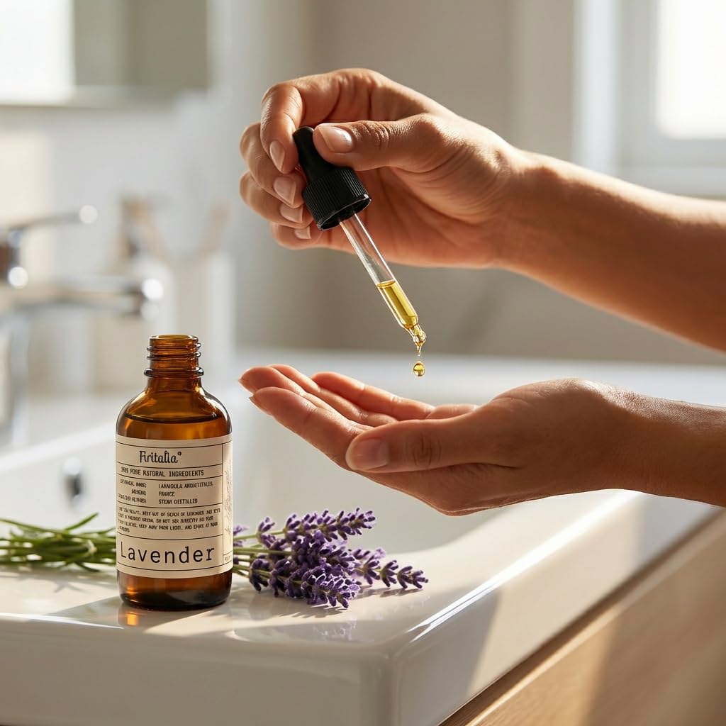 Lavender Essential Oil 4 Fl Oz with Glass Dropper H412826