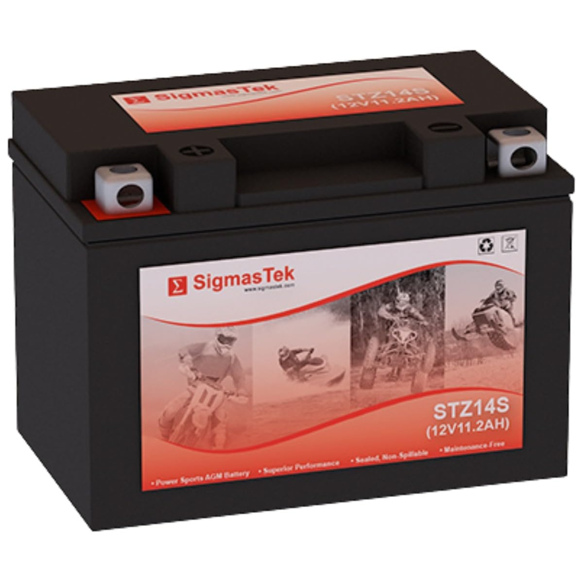 Sealed Lead Acid AGM Motorcycle Battery Q55332