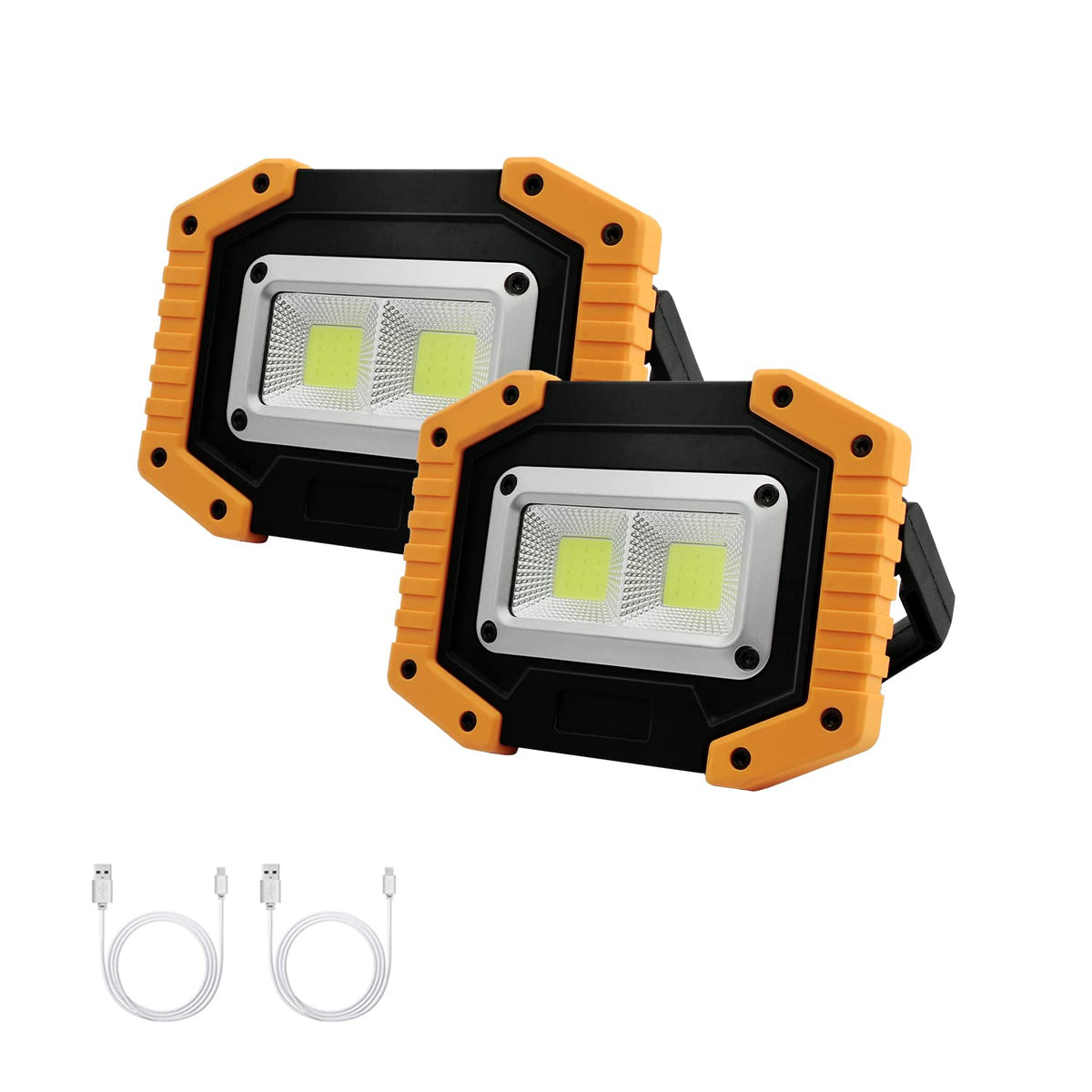 30W 2000LM Portable Waterproof Rechargeable LED Work Light with Stand A920