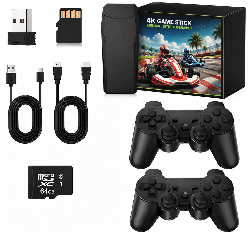 Retro Gaming Console 4K HDMI with 20,000+ Built-in Classic Video Games L356424