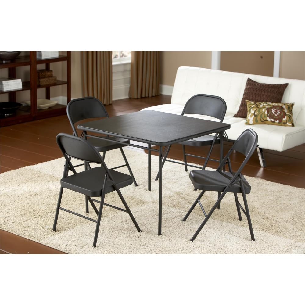 Steel Folding Chair 4 Pack Black I875