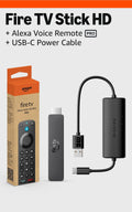 Fire TV Stick HD with Alexa Voice Remote Pro and USB-C Power Cable Q2567