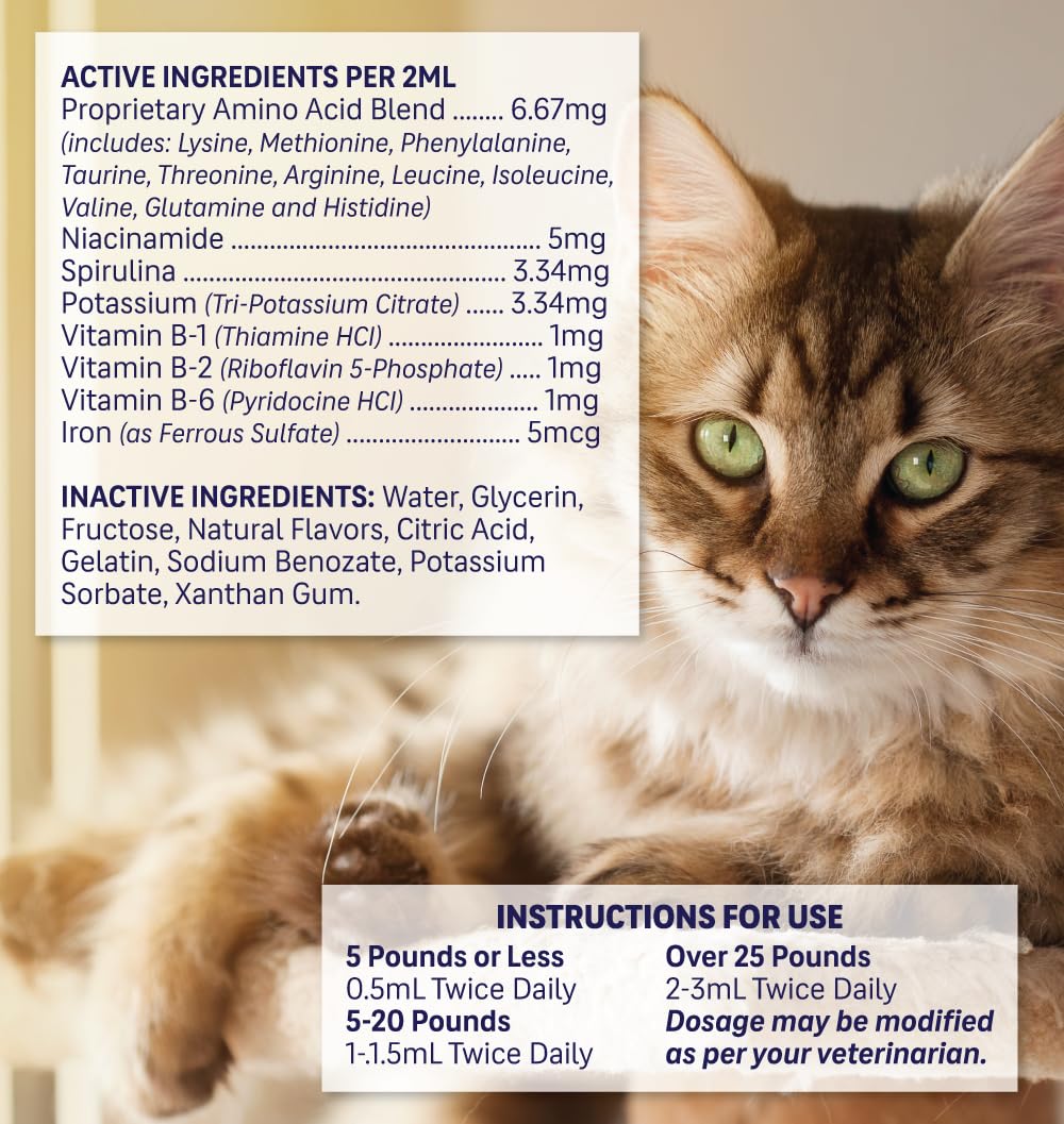 Liquid Pet Supplement with Vitamin B Complex & Iron 4 fl oz V927