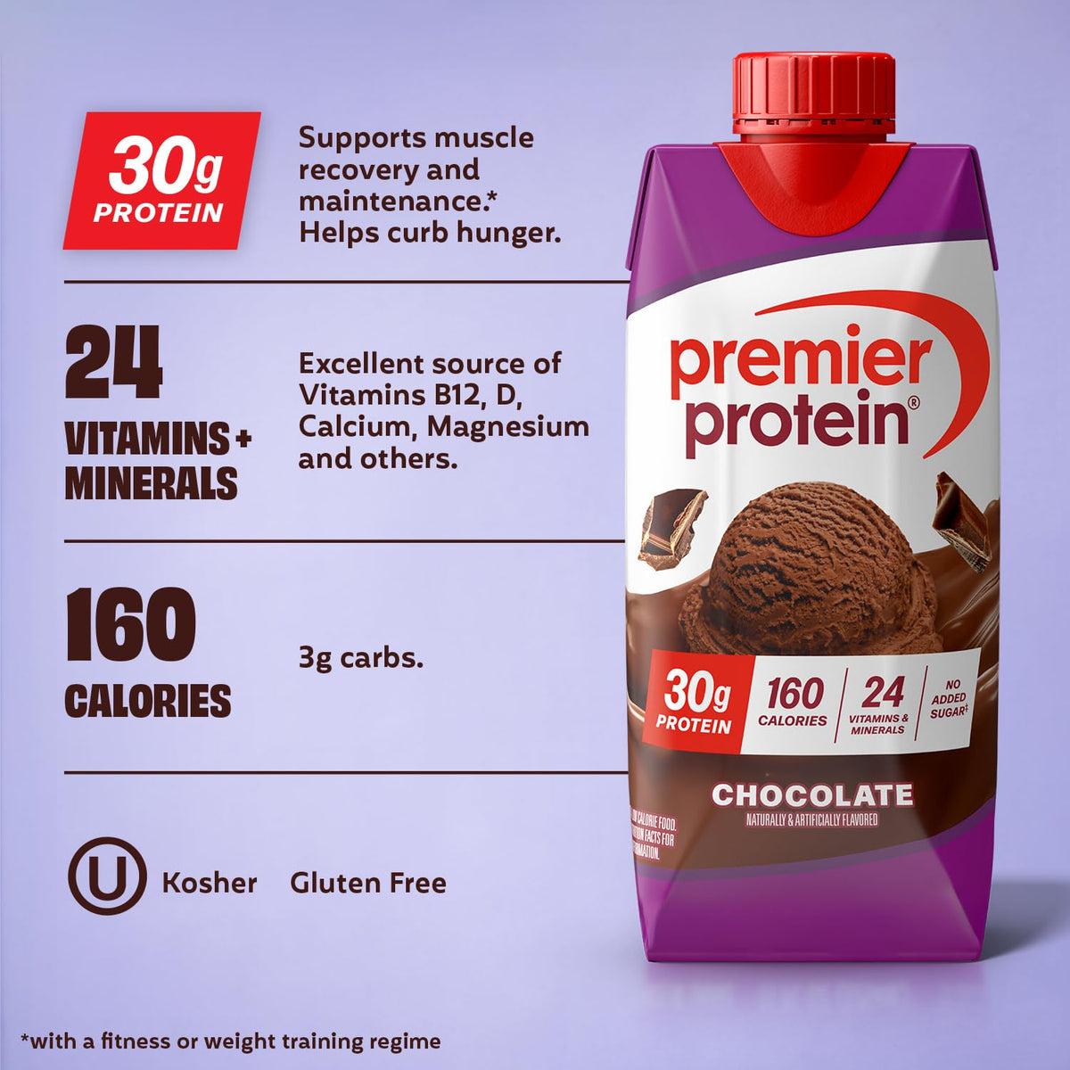 Chocolate 30g High Protein Shake 12 Pack E350803