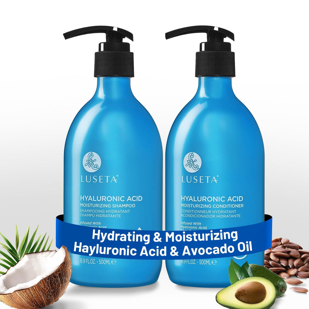 Hydrating Shampoo and Conditioner Set with Shea Butter & Avocado Oil C1416