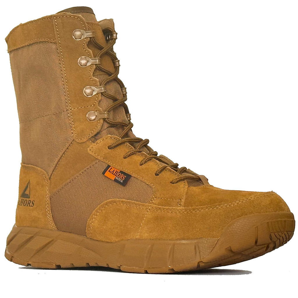 Coyote Brown Lace Up Tactical Boots J6522