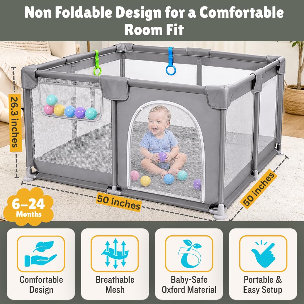Baby Playpen 50x50 inches C5728