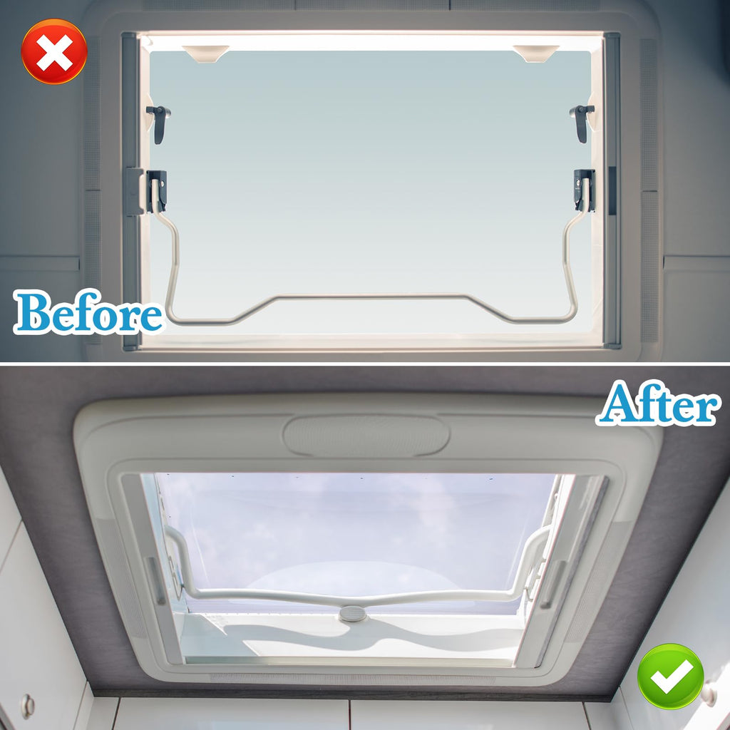 18" x 26" RV Skylight Replacement Milky White J456