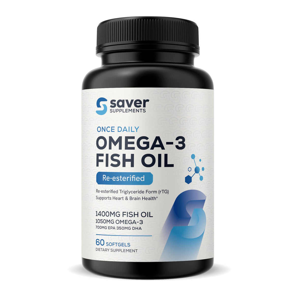 Omega 3 Fish Oil 1400 mg 60 Softgels G63708