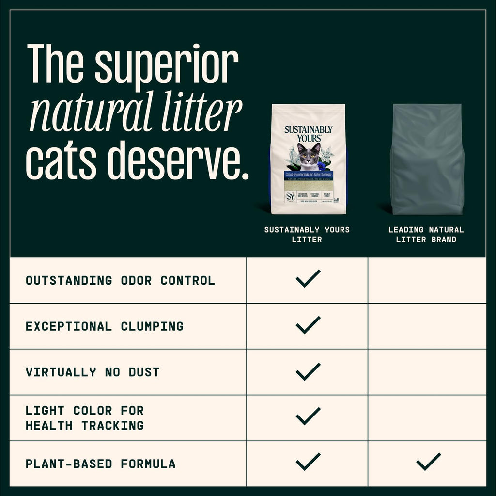 Natural Cat Litter, Unscented, 10 lbs S953231