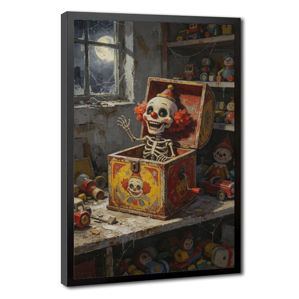 Canvas Wall Art Oil Painting Poster Print with Black Frame 24" L X 36" W W56758