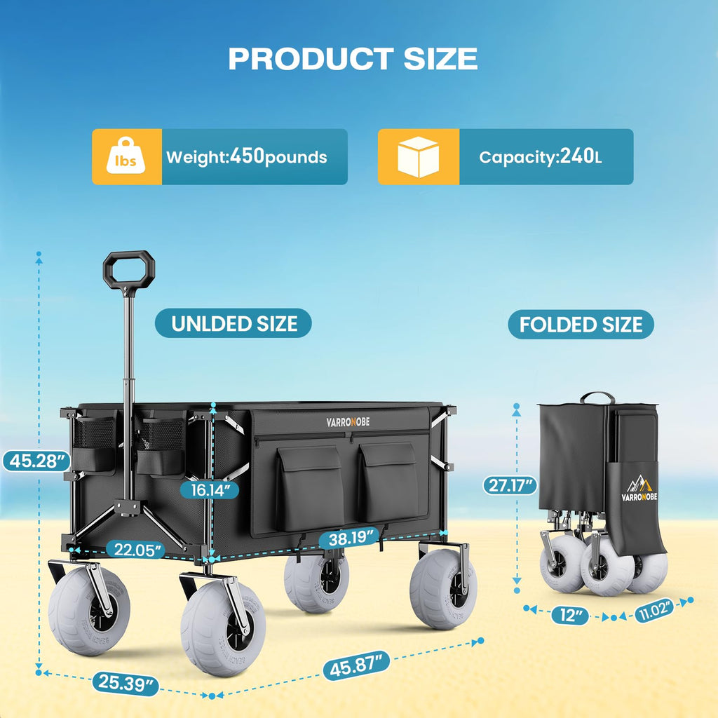 240L Beach Wagon with Balloon Wheels Y641050