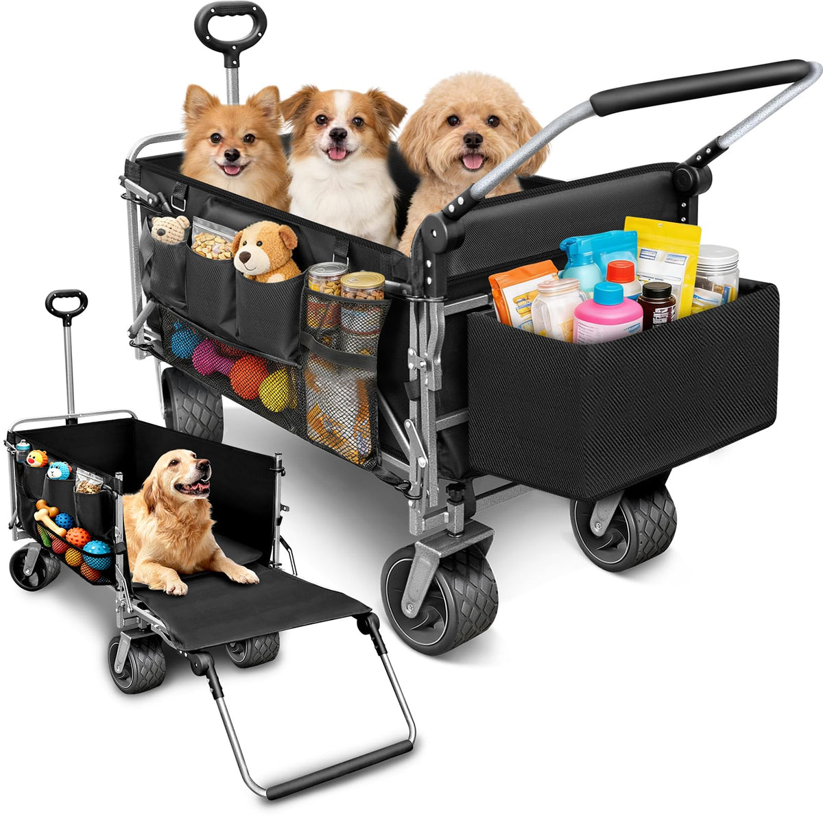 Large Dog Wagon Cart W343569