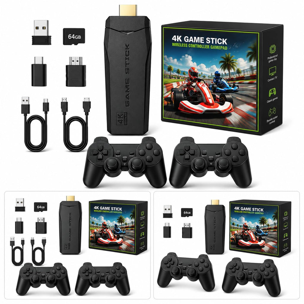 Retro Gaming Console 4K HDMI with 20,000+ Built-in Classic Video Games L356424