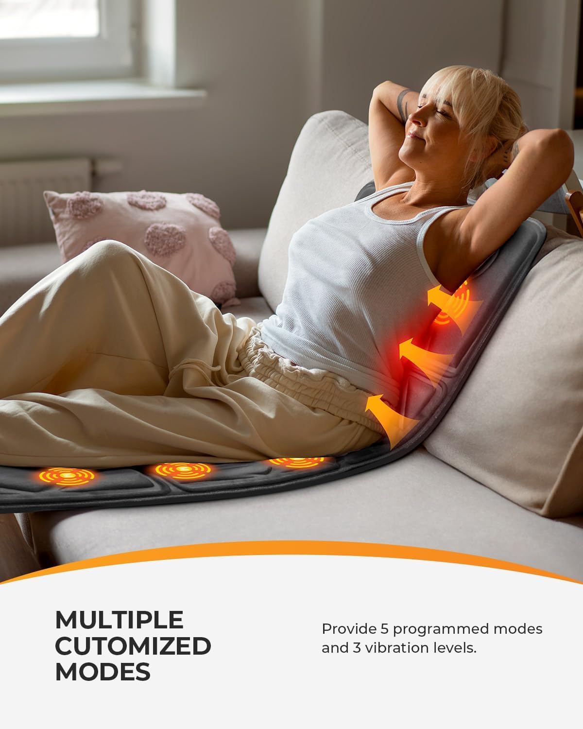 Full Body Massage Mat with Heat Y976