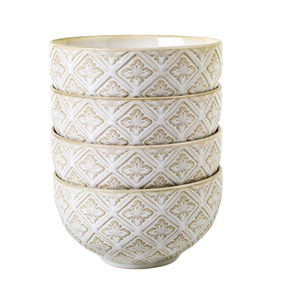 26 Oz Ceramic Soup Bowls Set of 4, 6 inch Y432
