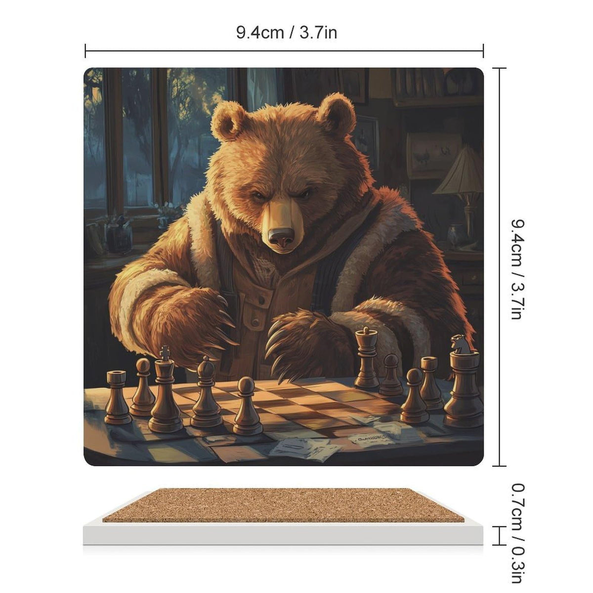 Ceramic Coasters Set O71584