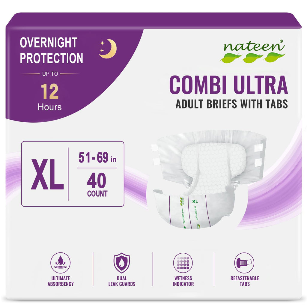 Adult Diapers with Tabs X-Large 40 Count N81172