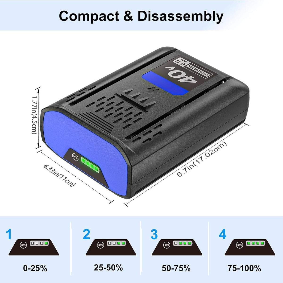 6.0Ah Lithium-ion Replacement Battery N546887