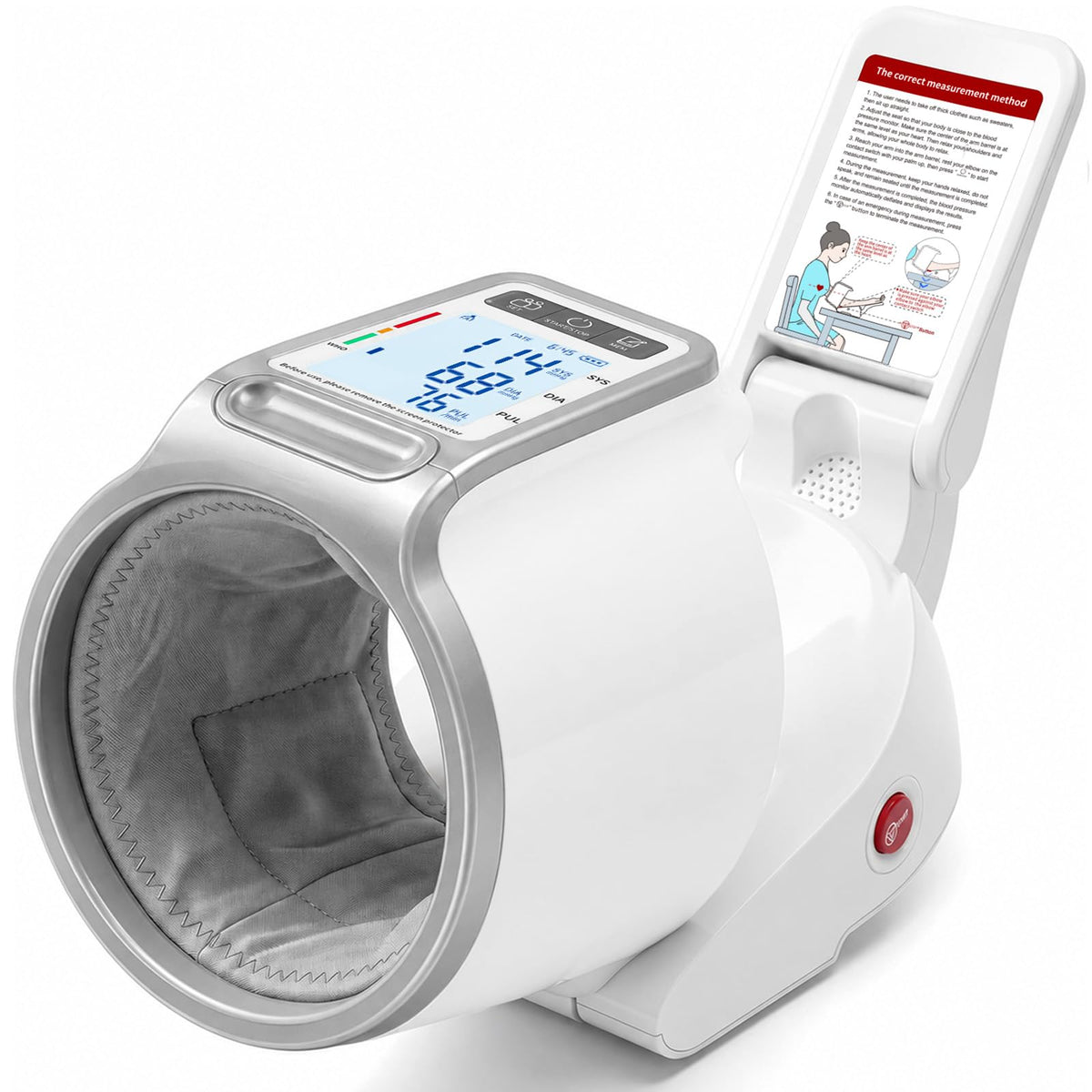 Upper Arm Blood Pressure Monitor with 7.1"-16.5" Cuff J771469