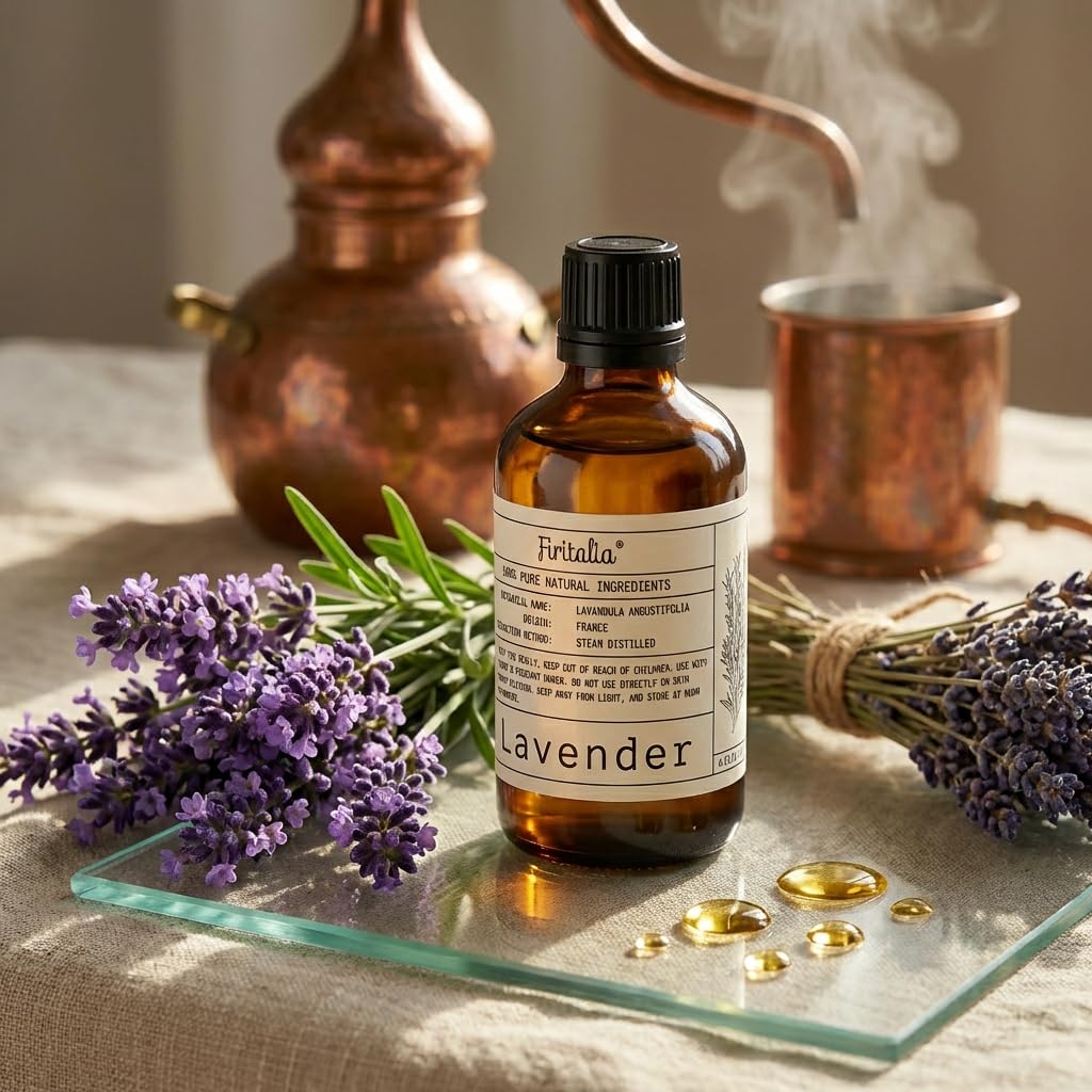 Lavender Essential Oil 4 Fl Oz with Glass Dropper H412826