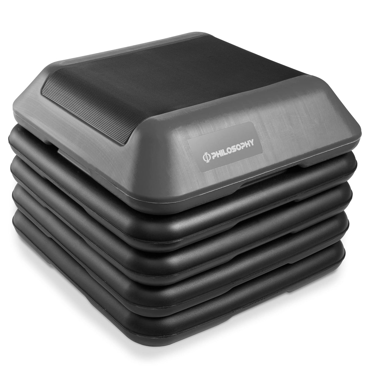Adjustable High Step Platform with 4 Risers C40858