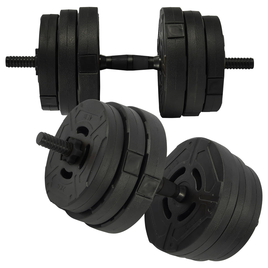 Adjustable Dumbbell Set 60 Lbs Black A1651